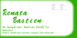 renata bastien business card